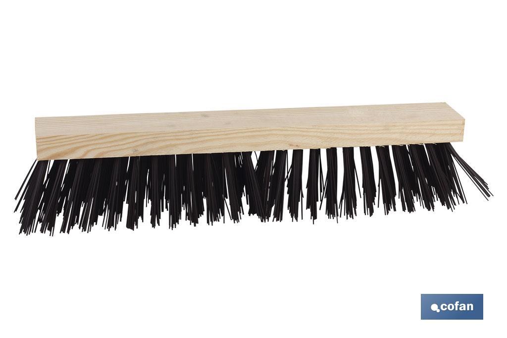 Cepillo barrendero extra | Ancho de 52 cm | Barrendero con fibras de PVC - Cofan