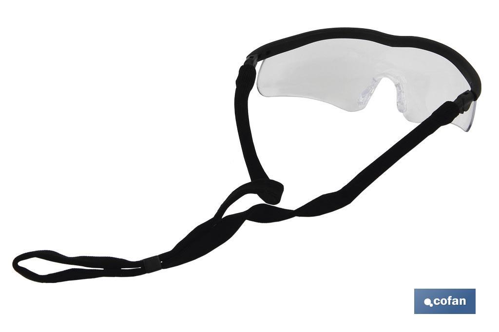 Gafas protectoras de seguridad transparentes | Resistente a arañazos | Mayor seguridad en bricolaje y soldadura, entre otros - Cofan