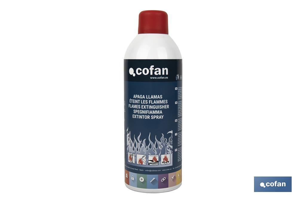 Spegnifuoco spray da 300 ml | Mini estintore domestico | Spray contro gli incendi domestici - Cofan