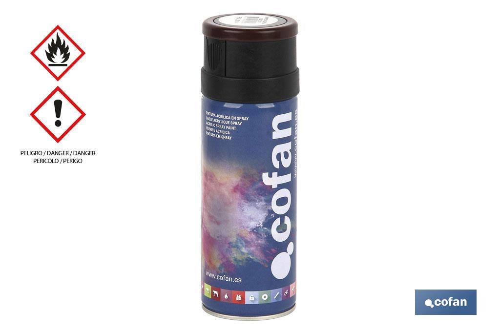 Acrylic enamel paint | Spray | 400ml | Several colours - Cofan