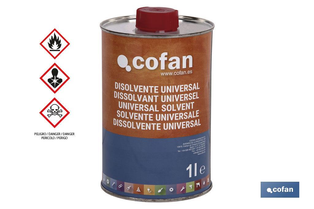 Universal thinner | Several sizes | For synthetic products - Cofan