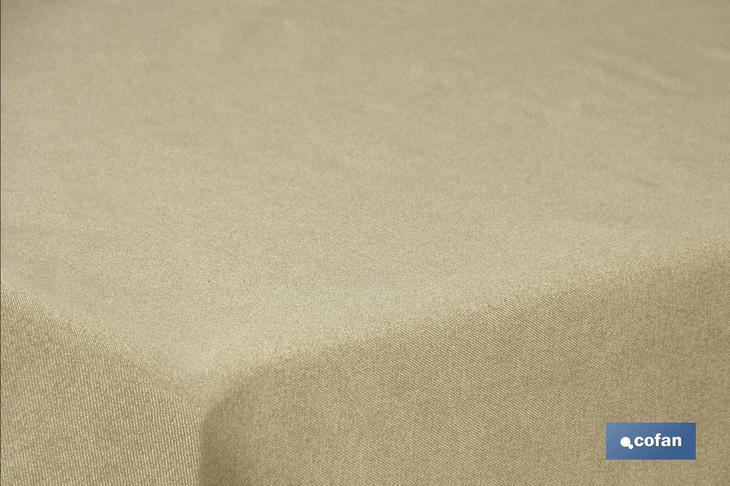 Resin-coated golden tablecloth | Available in different sizes
 - Cofan
