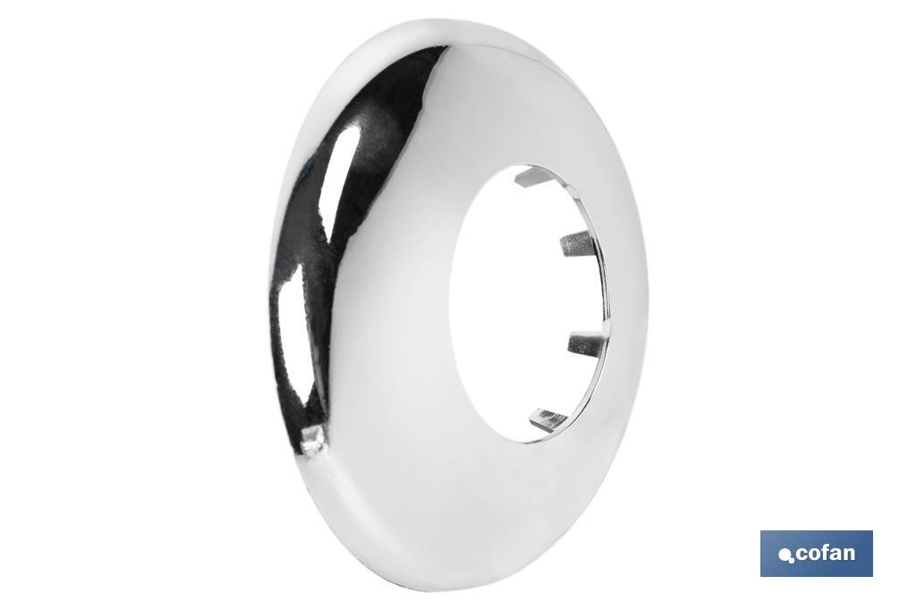 Tubo flessibile metallizzato | Lunghezza: 300-720 mm | Per lavabo e bidet | Dimensioni: 1" 1/2 Ø32-40 mm o 2" 2/2 Ø40-50 mm - Cofan