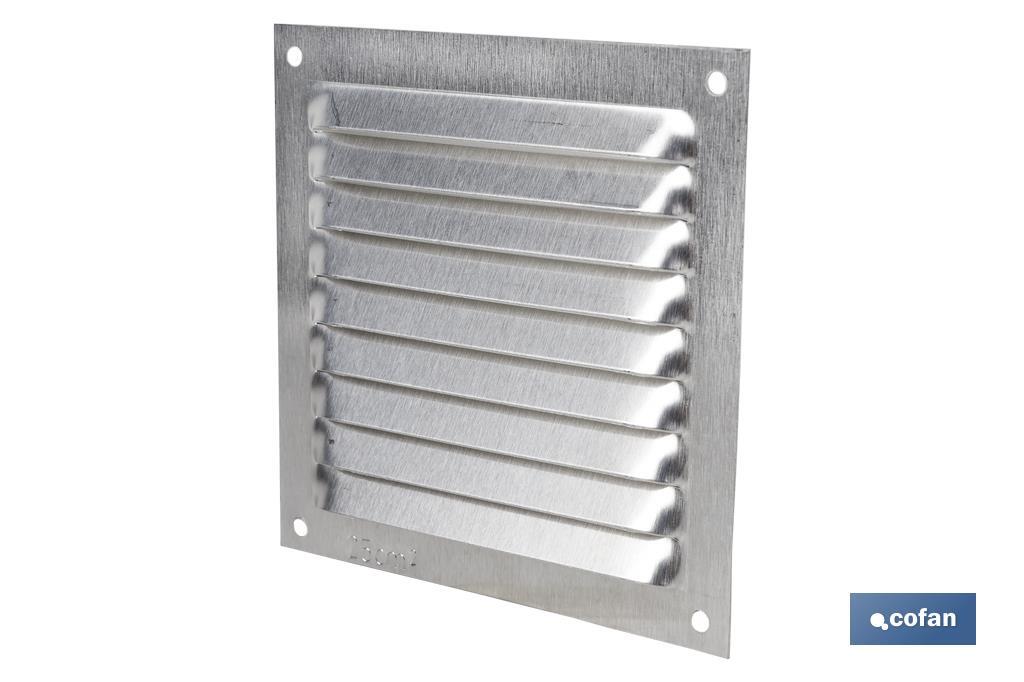 Griglia di ventilazione | Realizzata in alluminio | Varie dimensioni - Cofan