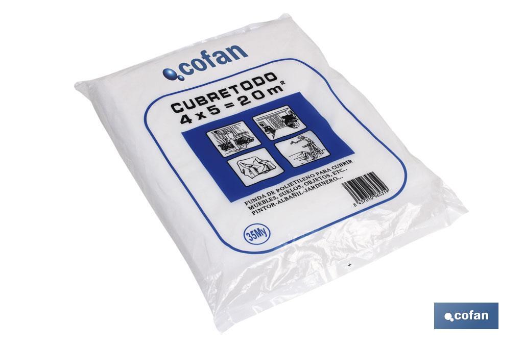 Coverall plastic sheeting "Extra strong" - Cofan