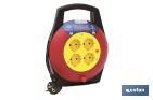 Cable Reel with 4 Sockets | Cable Length: 7m | Cable section: 3 x 1.5mm - Cofan