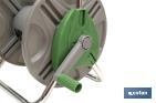 Hose reel | Completely portable accessory | Easy and convenient to carry | Practical and versatile product for your garden - Cofan