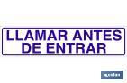 LLAMAR ANTES DE ENTRAR