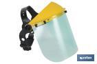 Safety face shield | Flip-up visor | Manually adjustable | EN 166/EN 1731 - Cofan