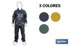 Completo antipioggia | Realizzato in poliestere/PVC | Vari colori | Composto da giacca e pantaloni - Cofan