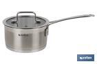 STAINLESS-STEEL SAUCEPAN | CAPACITY: 1.7 LITRES | LID INCLUDED | CADENZA MODEL