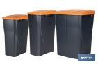 ORANGE RECYCLING BIN | SUITABLE FOR RECYCLING ORGANIC WASTE | AVAILABLE IN THREE DIFFERENT CAPACITIES AND SIZES