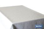 RESIN-COATED TABLECLOTH ROLL WITH SPIKE PATTERN DESIGN | SIZE: 1,40 X 20 M.