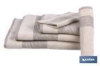 Guest towel | Alma Model | Nature colour | 100% cotton | Weight: 580g/m2 | Size: 30 x 50cm - Cofan