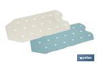 Tapis de bain rectangulaire | Idéal pour baignoire ou douche | Surface antidérapante | Différentes couleurs | Dimensions : 36 x 72 cm - Cofan