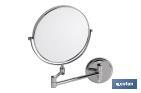 Round Cosmetic Mirror 3X, Lagoa Model - Cofan
