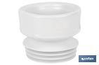 Straight Toilet Pan Connector | EVA| Ø110mm Outlet | Ensures a Perfect Durability - Cofan