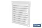 Griglia di ventilazione | Realizzata in alluminio bianco | Varie dimensioni tra cui scegliere - Cofan