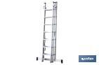 Aluminium ladder 3 steps EN 131 - Cofan