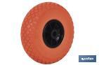 Wheel for hand trucks and sack trucks | With bearing | Manufactured with pneumatic ABS tyre - Cofan