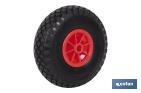 WHEEL FOR HAND TRUCKS AND SACK TRUCKS | WITH NO BEARING | MANUFACTURED WITH FLAT-FREE ABS TYRE