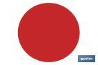 Red adhesive circle label - Cofan