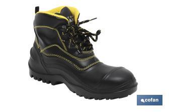 Stivali di gomma | Stivali bassi | Sicurezza S5 | Ibridi | Colore: nero | Calzature di sicurezza - Cofan