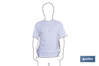 T-shirt, Tecido de Malha, branca - Cofan