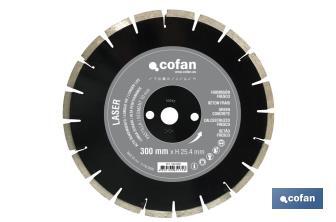 Diamond disc for fresh concrete - Cofan