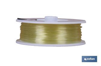 Mono-thread fishing line 100% nylon, green - Cofan