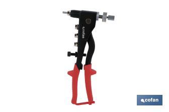 Professional rivet nut gun for rivet nuts | Nut capacity from M3 to M6 | Suitable for all types of rivet nuts - Cofan