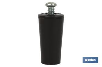 PVC Buffer Stopper for Roller Shutters | Size: 40mm | M6 screw included | Available in different colours - Cofan