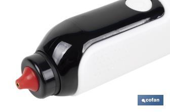 Glue pen con funcionamiento a batería | Barras de pegamento de ø7 mm | Batería de 3,6 V - Cofan