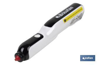 Glue pen con funzionamento a batteria | Barre di colla a caldo da ø7 mm | Batteria da 3,6 V - Cofan