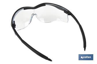 Occhiali di sicurezza | Occhiali con lenti chiare | Modello Eyes 2000 | EN 166:2001 - Cofan