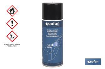 Adhésif en spray 400 ml | Colle de contact repositionnable | En aérosol - Cofan