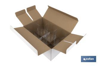 Pack de vasos de sidra de cristal fino | Capacidad: 50 cl | 100 % libres de cadmio y plomo - Cofan