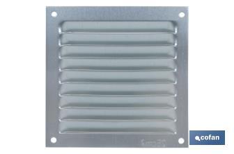 Griglia di ventilazione | Realizzata in alluminio bianco | Varie dimensioni tra cui scegliere - Cofan