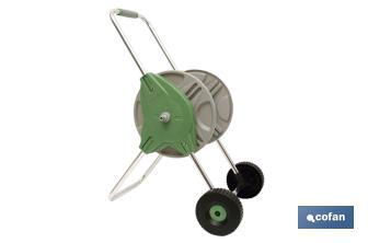 Hose reel with wheels | Completely portable accessory | Easy and convenient to carry - Cofan
