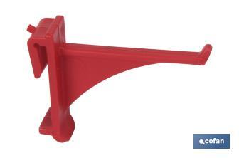 Panel de herramientas en plástico para herramientas con accesorios de colgar | Dimensiones: 360 x 400 mm - Cofan