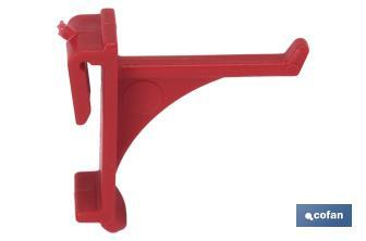 Panneau d'outils en plastique avec accessoires pour suspendre | Dimensions : 360 x 400 mm | Fabriqué en polypropylène - Cofan