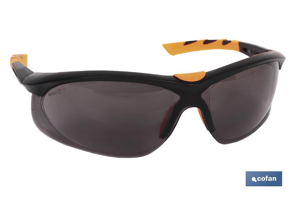 Gafas de Seguridad | Modelo Fusión | UNE-EN 166 F | Lentes de protección Rayos UV - Cofan
