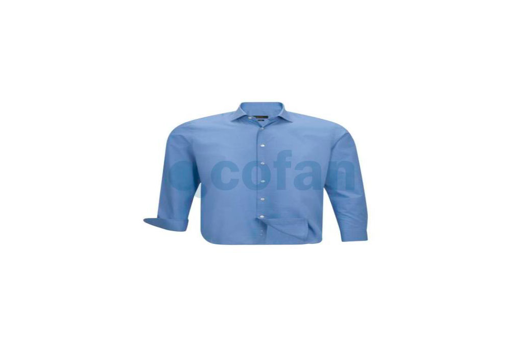 Light Blue Long Sleeve Shirts - Cofan