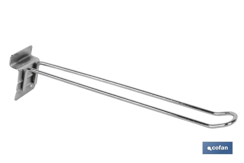 Double hook (Laminated board) 20 cm - Cofan