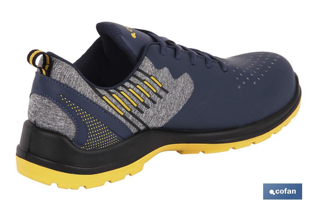 Safety Trainers | Security S1P-SRC | Solana Model | Blue | Non-Slip Sole - Cofan