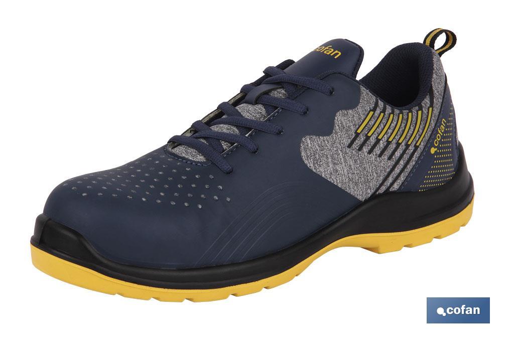 Safety Trainers | Security S1P-SRC | Solana Model | Blue | Non-Slip Sole - Cofan