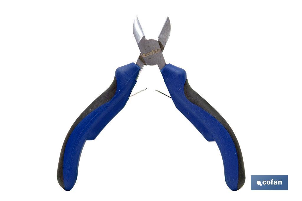 Mini diagonal pliers | Chrome-vanadium steel | Length: 6" - Cofan