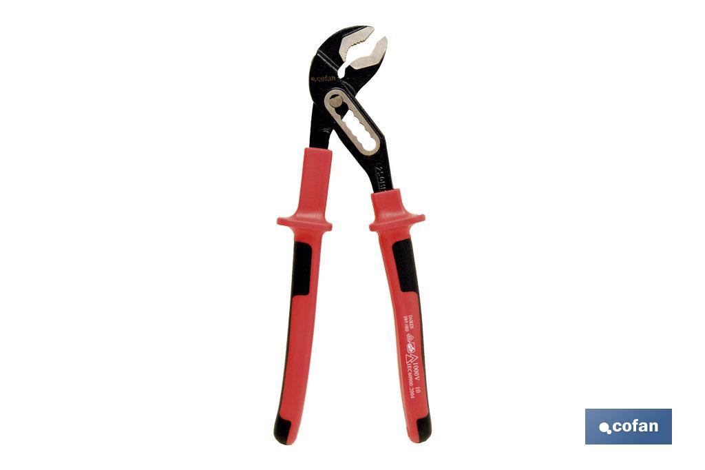 Water pump pliers | Insulated pliers for better safety | Length: 10" - Cofan