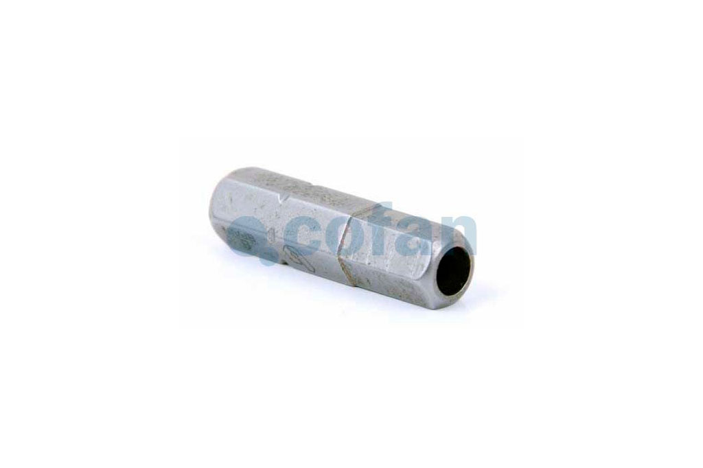Punta Hexagonal inviolable para atornillador de Acero | Modelo 1/4" Allen Estándar | Longitud 25 mm - Cofan