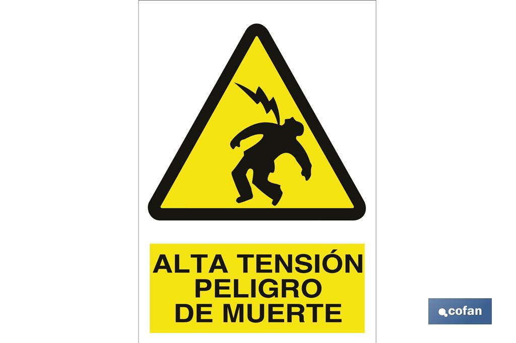 Haute tension danger de mort - Cofan